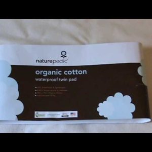 Naturepedic Organic Cotton Waterproof Mattress Cover Review #sponsored