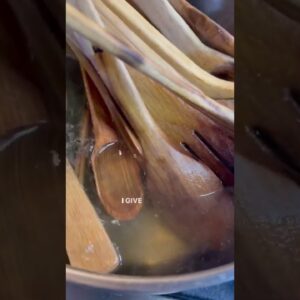 Health Hype: Boiling Wooden Spoons - #shorts