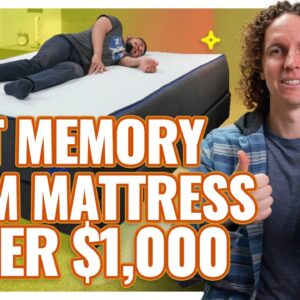 Best Memory Foam Mattress Under $1000 | Top 6 Beds! (UPDATED)